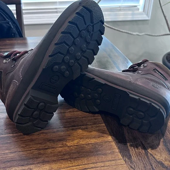 Timberland Euro Hiker Brown Leather Boots size 10 women/8 men - Picture 6 of 10